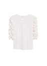 Mango - natural white Gathered sleeve t-shirt Mango - natural white Gathered sleeve t-shirt