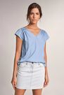 Salsa Jeans - Blue Tunic with cinched shoulders Salsa Jeans - Blue Tunic with cinched shoulders