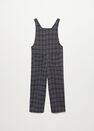 Mango - black Long check jumpsuit Mango - black Long check jumpsuit