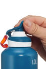 QUECHUA - 500 aluminium 1 l hiking water bottle with quick opening top - blue, Unique Size QUECHUA - 500 aluminium 1 l hiking water bottle with quick opening top - blue, Unique Size