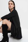 Mohito - Asymmetrical Frill Dress - Black Mohito - Asymmetrical Frill Dress - Black