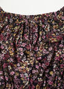 Mango - black Printed off-shoulder blouse Mango - black Printed off-shoulder blouse