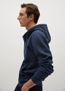Mango - medium blue Zipper plush sweatshirt Mango - medium blue Zipper plush sweatshirt