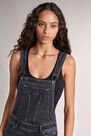 Salsa Jeans - Black Push Up Wonder cropped dungarees Salsa Jeans - Black Push Up Wonder cropped dungarees