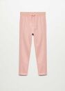Mango - lt-pastel pink Organic cotton jogger trousers Mango - lt-pastel pink Organic cotton jogger trousers