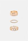 Missguided - Gold Gold Look Geometric Rings Multipack Missguided - Gold Gold Look Geometric Rings Multipack
