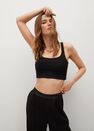 Mango - black Pleated flowy trousers Mango - black Pleated flowy trousers