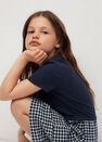 Mango - navy Contrast-bodice dress Mango - navy Contrast-bodice dress
