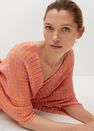 Mango - Orange Combined Knitted Dress With Slit, Women Mango - Orange Combined Knitted Dress With Slit, Women