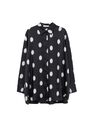 Mango - black Printed oversize shirt Mango - black Printed oversize shirt