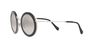 MIU MIU - Black Round Miu Miu MU 59US MIU MIU - Black Round Miu Miu MU 59US