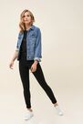 Salsa Jeans - Black T-shirt with logo in stone detail Salsa Jeans - Black T-shirt with logo in stone detail