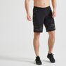 DOMYOS - Small FST 500 Cardio Fitness Shorts AOP, Black DOMYOS - Small FST 500 Cardio Fitness Shorts AOP, Black
