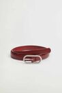 Mango - dark red Metal buckle belt Mango - dark red Metal buckle belt