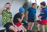 OFFLOAD - Extra Small Full H 100 Kids' Rugby Scrum Cap, Electric Blue OFFLOAD - Extra Small Full H 100 Kids' Rugby Scrum Cap, Electric Blue