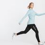 KALENJI - S Run Dry+ Zip Women's Long-Sleeved T-Shirt - Black KALENJI - S Run Dry+ Zip Women's Long-Sleeved T-Shirt - Black