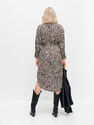 Reserved - Ladies’ Shirt Dress With Animal Print - Multicolor Reserved - Ladies’ Shirt Dress With Animal Print - Multicolor