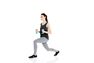 NYAMBA - W28 L31 Salto Women's Gym and Pilates Leggings - Mottled, Grey Blue NYAMBA - W28 L31 Salto Women's Gym and Pilates Leggings - Mottled, Grey Blue