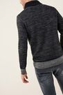 Salsa Jeans - Black Knitted Jersey With Works Salsa Jeans - Black Knitted Jersey With Works
