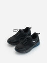 Reserved - Black Sports Shoes In A Mix Of Materials, Kids Boy Reserved - Black Sports Shoes In A Mix Of Materials, Kids Boy