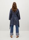 Mango - navy Embroidered cotton caftan Mango - navy Embroidered cotton caftan
