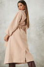 Missguided - Tan Balloon Sleeve Formal Coat Missguided - Tan Balloon Sleeve Formal Coat