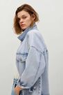Mango - open blue Oversized denim jacket Mango - open blue Oversized denim jacket