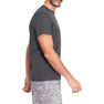 NYAMBA - Extra Large 500 Regular-Fit Pilates & Gentle Gym T-Shirt, Navy Blue NYAMBA - Extra Large 500 Regular-Fit Pilates & Gentle Gym T-Shirt, Navy Blue