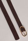 Salsa Jeans - Brown Leather belt with gem buckle Salsa Jeans - Brown Leather belt with gem buckle