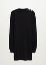 Mango - Black Button Knit Dress Mango - Black Button Knit Dress