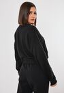 Missguided - Black Black Oversized V Front Sweatshirt Missguided - Black Black Oversized V Front Sweatshirt