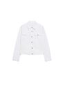 Mango - white Cotton denim jacket, Women Mango - white Cotton denim jacket, Women