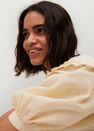 Mango - yellow Babydoll collar blouse, Woman Mango - yellow Babydoll collar blouse, Woman