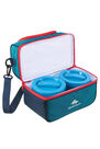 QUECHUA - Mh500 hiking lunch box cooler 4.4 litres (with 2 food boxes) - blue, Unique Size QUECHUA - Mh500 hiking lunch box cooler 4.4 litres (with 2 food boxes) - blue, Unique Size