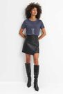 Mohito - T-Shirt With Applique - Grey Mohito - T-Shirt With Applique - Grey