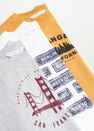Mango - medium grey Organic printed cotton t-shirt Mango - medium grey Organic printed cotton t-shirt