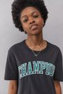 Urban Outfitters - Black Champion UO Exclusive Washed College T-Shirt, Women Urban Outfitters - Black Champion UO Exclusive Washed College T-Shirt, Women