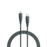RAVPOWER - RAVPower Nylon Braided Type-C to Lightning Cable 0.3m Green RAVPOWER - RAVPower Nylon Braided Type-C to Lightning Cable 0.3m Green