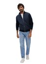 Mango - navy Quilted panel cardigan Mango - navy Quilted panel cardigan