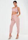 Missguided - Nude Oversized Joggers Missguided - Nude Oversized Joggers