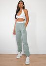 Missguided - Green Sage Missguided Script Tape Loungewear Joggers Missguided - Green Sage Missguided Script Tape Loungewear Joggers