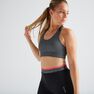 DOMYOS - Extra Small 100 Women's Fitness Cardio Training Sports Bra, Black DOMYOS - Extra Small 100 Women's Fitness Cardio Training Sports Bra, Black