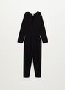 Mango - black Knitted long jumpsuit Mango - black Knitted long jumpsuit