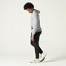 DOMYOS - Medium Men's Gym Hoodie 500 - Grey Marl, Light Grey DOMYOS - Medium Men's Gym Hoodie 500 - Grey Marl, Light Grey
