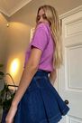 Urban Outfitters - Pink iets frans... Cropped Pique Polo Shirt, Women Urban Outfitters - Pink iets frans... Cropped Pique Polo Shirt, Women
