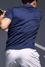 ARTENGO - Dry 100 Tennis Polo Shirt - Navy, M ARTENGO - Dry 100 Tennis Polo Shirt - Navy, M