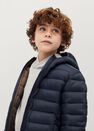 Mango - navy Hood quilted coat Mango - navy Hood quilted coat