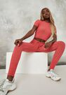 Missguided - Wine Pink Co Ord Cable Knit Leggings Missguided - Wine Pink Co Ord Cable Knit Leggings