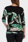 Punt Roma - Leaf printed sweater Punt Roma - Leaf printed sweater