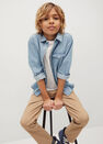 Mango - light beige Straight trousers Mango - light beige Straight trousers